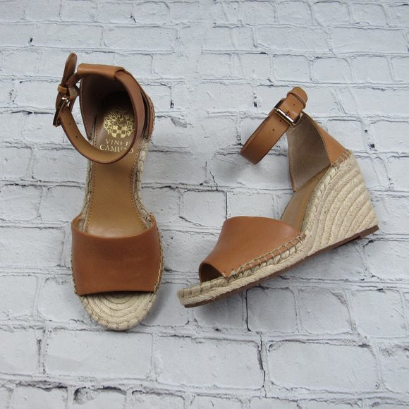 vince camuto leera leather wedge espadrilles